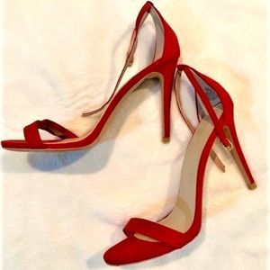 Express Red High Heel Sandals